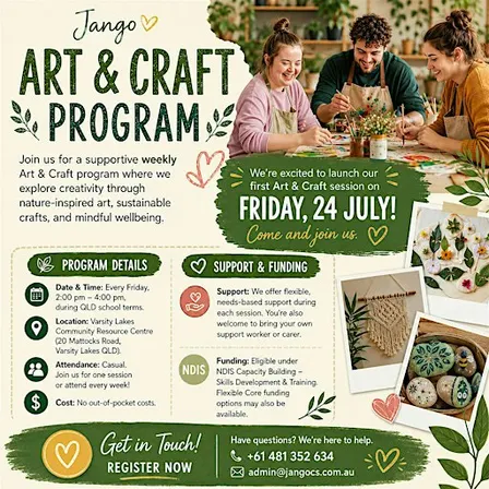 Weekly Inclusive Art & Craft Program