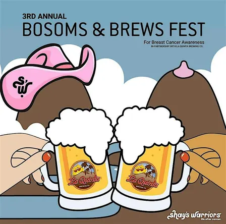 3rd Annual Bosoms and Brews Fest for Breast Cancer Awareness