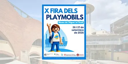 Feria de Playmobil en el Museo del Agua y el Tejido de Manresa (MAT)