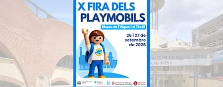 Feria de Playmobil en el Museo del Agua y el Tejido de Manresa (MAT)