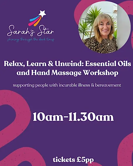 Relax, Learn & Unwind: Essential Oils and Hand Massage Workshop
