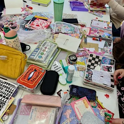 BYOP (Bring Your Own Project!) crafting night in Montgomery County, Md.