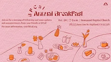 BFCal Annual Breakfast