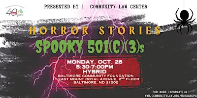 Horror Stories: Spooky 501c3s and How NOT to Be One