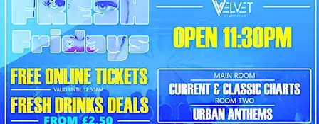 FRESH Friday - £2.50 Drinks!