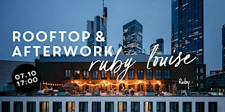 Rooftop & Afterwork at Ruby Louise
