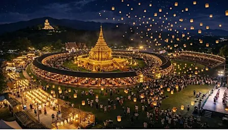 Lanna Lantern Festival 2026 at Lanna Space, Doi-Ti, Lumphun I Chiang Mai