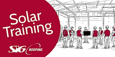 SIG Roofing Solar Training in Aberdeen - PM