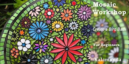 BIRD BATH Mosaic Workshop - Saturday 26th September