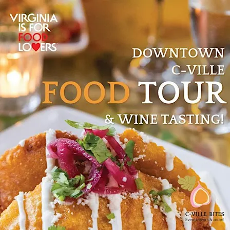 Downtown C-ville Food Tour + Wine Tasting (11:30am-2pm)