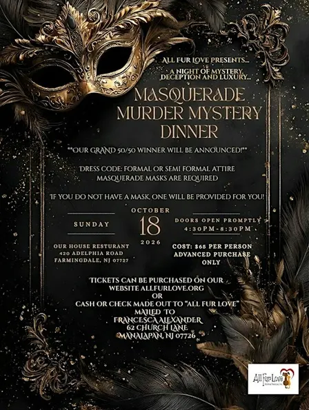 Masquerade Murder Mystery Dinner