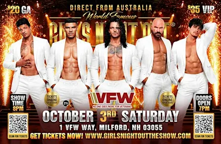 Girls Night Out Live: Magic Mike Experience in Milford!