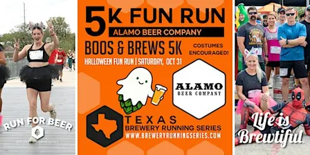 Boos & Brews 5k x Alamo Beer Company | Texas Brewery Running Series