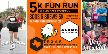 Boos & Brews 5k x Alamo Beer Company | Texas Brewery Running Series