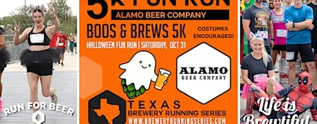 Boos & Brews 5k x Alamo Beer Company | Texas Brewery Running Series