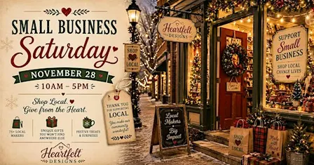 Small Business Saturday at Heartfelt Designs