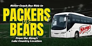 Steny's Lake Country | Motor Coach Bus to Packers vs Bears