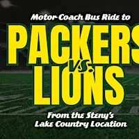 Steny's Lake Country | Motor Coach Bus to Packers vs Lions