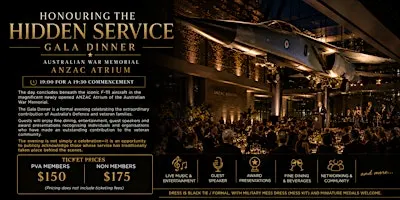 Honouring the Hidden Service Gala Dinner