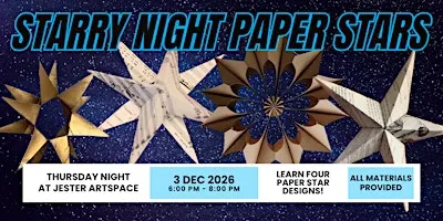 Starry Night Paper Stars Workshop