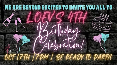LOEV's 4th Birthday Celebration- Saturday Oct 17th, LOEV, Moorabbin