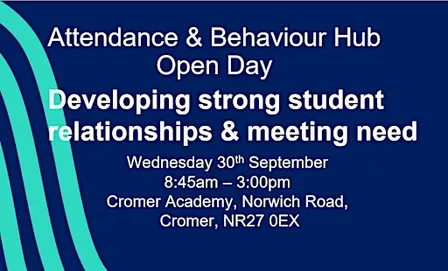 Attendance & Behaviour Hub Open Day