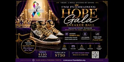 CSM Cancer Foundation 2026 HOPE Fundraising Gala Sneaker Ball