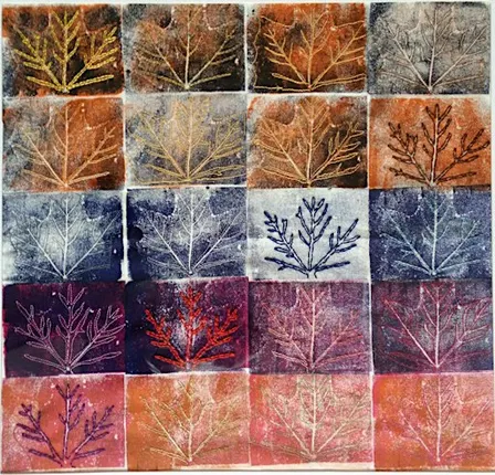 Embroidered Nature Textile Course in Durham x 3 workshops