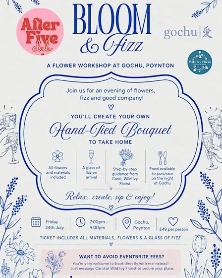 Bloom & Fizz Flower Workshop