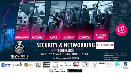 Close Protection World Security Conference 2026