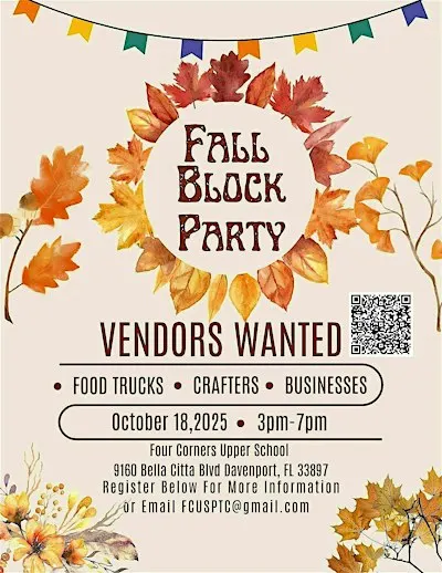 Four Corners Fall Block Party 2026 : Vendors