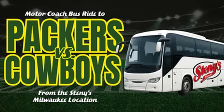 Steny's Milwaukee | Motor Coach Bus to Packers vs Cowboys