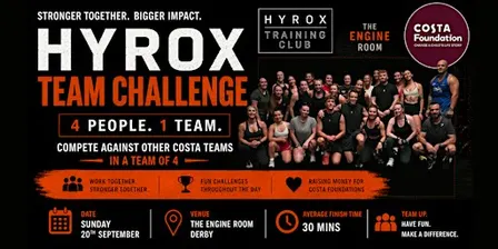 Costa Foundation - The Engine Room Hyrox Challenge