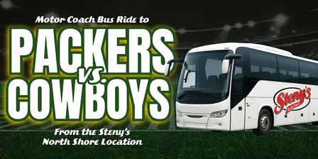 Steny's North Shore | Motor Coach Bus to Packers vs Cowboys