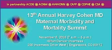 Harvey Cohen MD Maternal Morbidity & Mortality Summit REGISTRANTS 2026