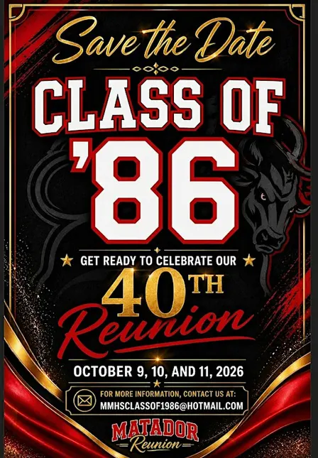 Mount Miguel High School Class of 1`986 - 40th Reunion