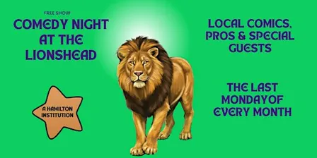 Monthly Comedy night at the Lionshead