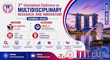 3rd International Conference on Multidisciplinary Research And Innovation