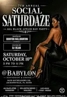 Social Saturdaze All Black Affair Day Party