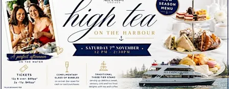 High Tea On The Harbour | New Season, New Menu | Newcastle Harbour Cruise