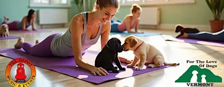 Sweat & Snuggles – Exercise Class + Puppy Cuddles @ The Depot (All Ages)