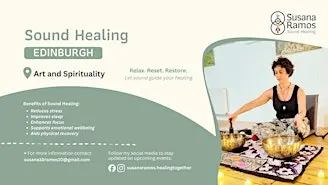Sound Bath. Art and Spirituality. EDINBURGH