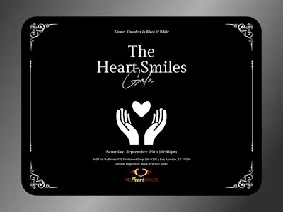 The Heart Smiles Gala (Black & White)