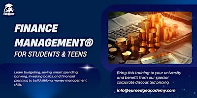 Finance Management for Students & Teens® -1 day Training in Belfast