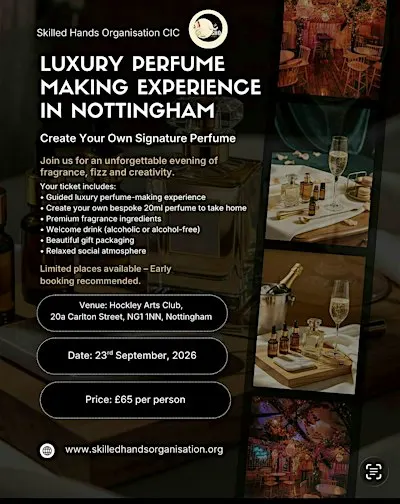 Luxury Perfume Making Experience in Nottingham