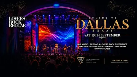 Lovers Rock Reggae - DALLAS - Sat 19th Sept