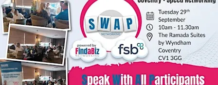 FindaBiz & FSB SWAP (Speed) Networking – Coventry