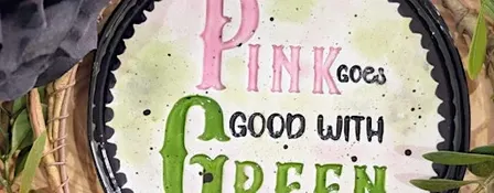 ‘Wicked ‘ themed pottery painting