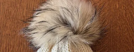 No-Knit Hat and Fur Pompom – Make Your Own Cozy Hat