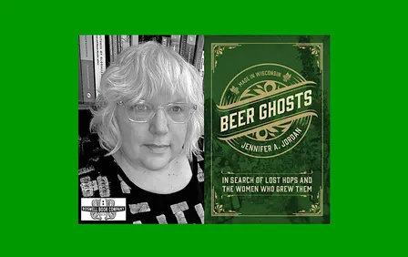 Jennifer A Jordan, author of BEER GHOSTS- a Boswell event